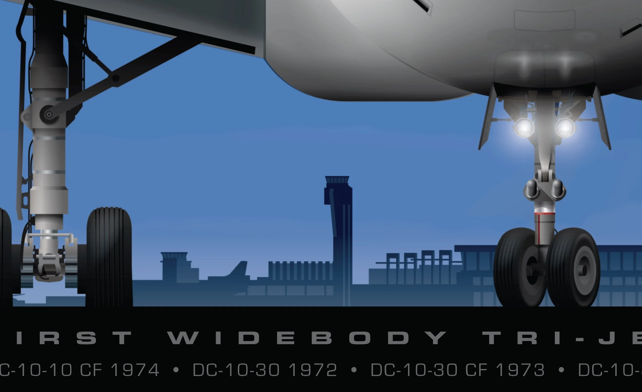 DC-10 Tribute — Jet Age Art